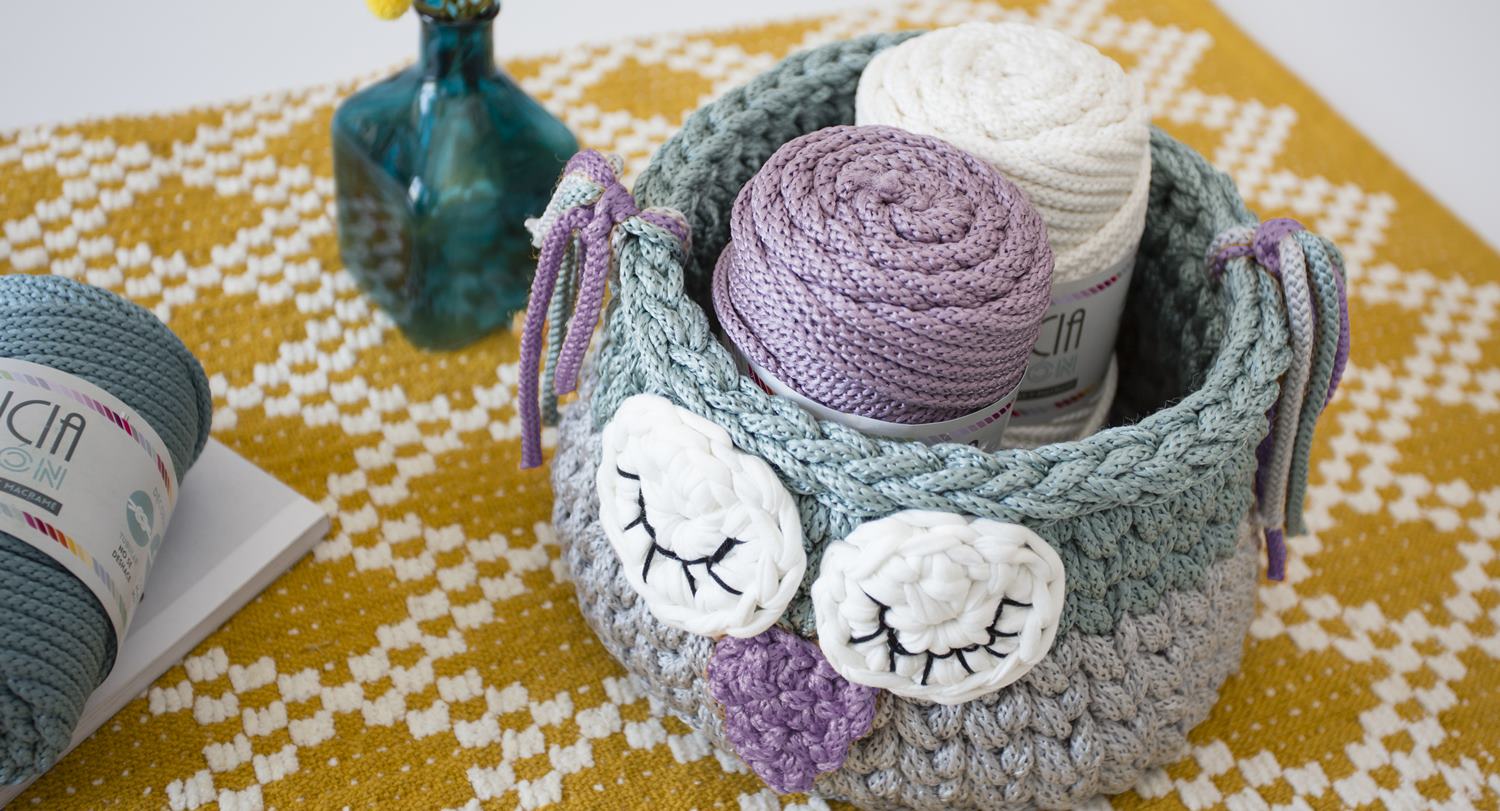 Cesta búho Caricia Cordón