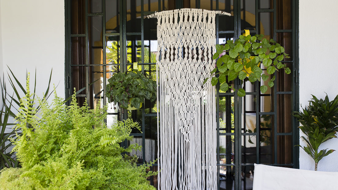 Cortina macramé Caricia Cordón