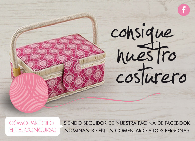 Sorteo costurero de mimbre