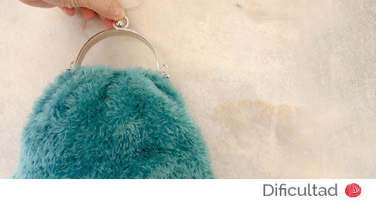 Bolso pelo tierra verde