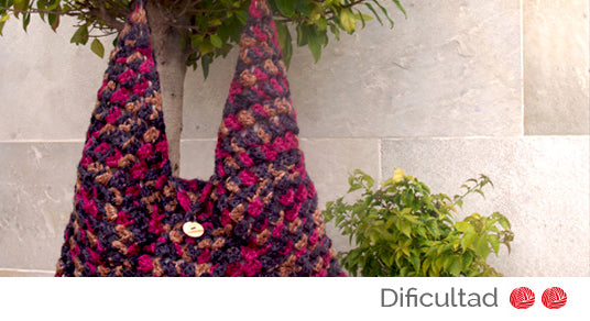Bolso granny de crochet