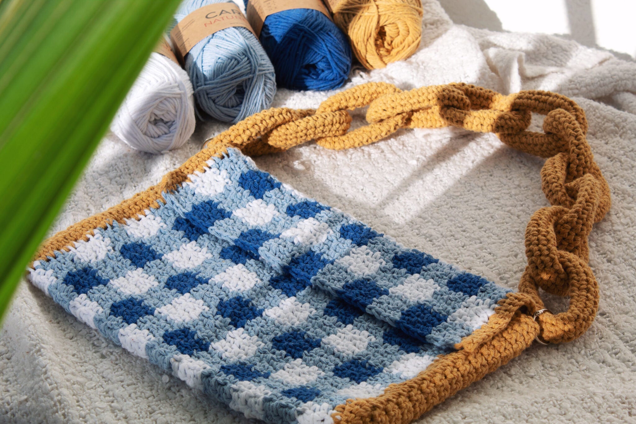 Patrón bolso crochet cuadrado paso a paso: proyecto Nature Sport