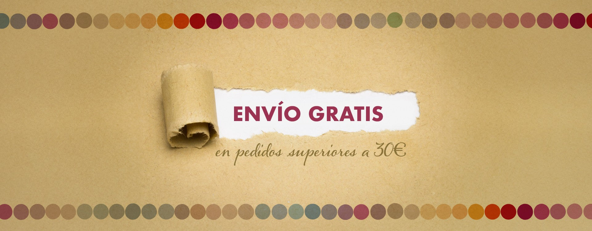 Envíos gratuitos a partir de 30€