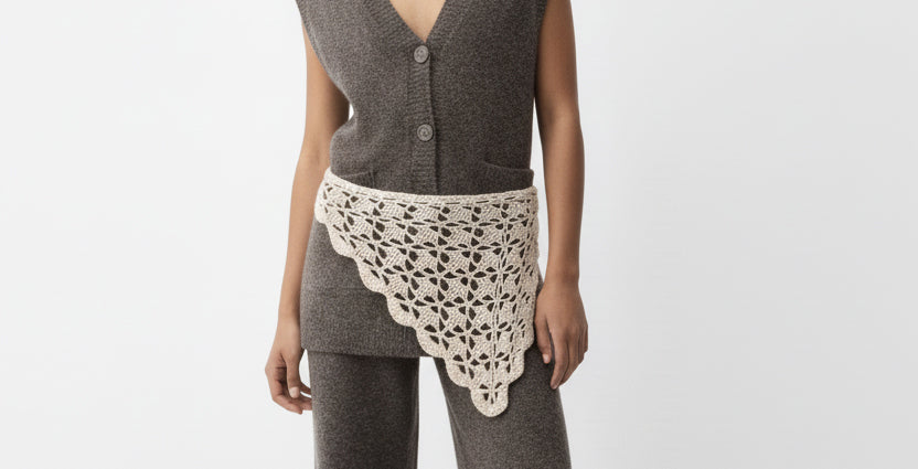 Cómo tejer bandana a crochet