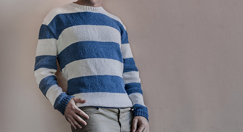 Jersey caballero de rayas