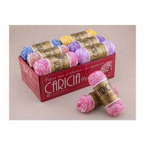 ZEPELÍN PERLE CARICIA  MULTICOLOR SURTIDO 5/60g. (SHP03)