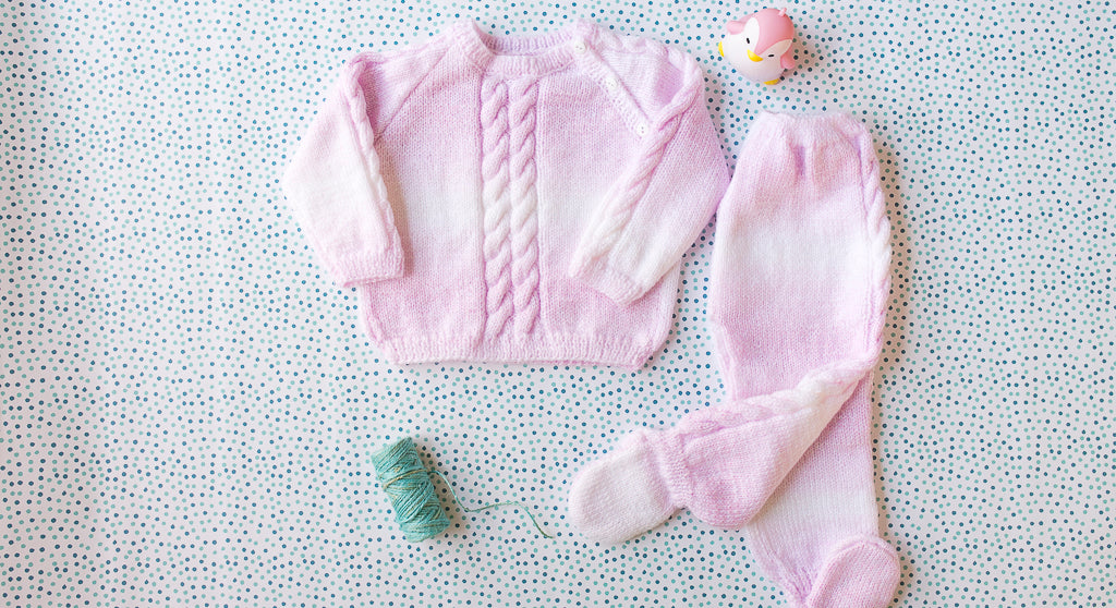 Jersey y polainas bebé