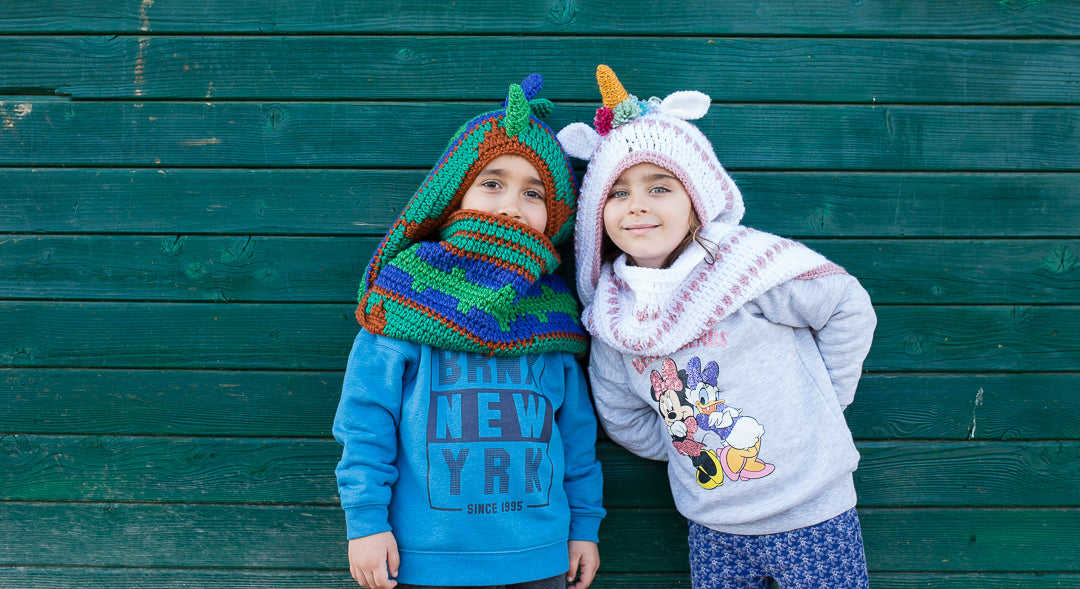 Bufandas fantasía niños