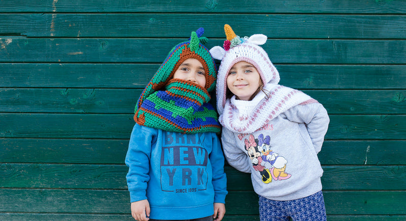 Bufandas fantasía niños