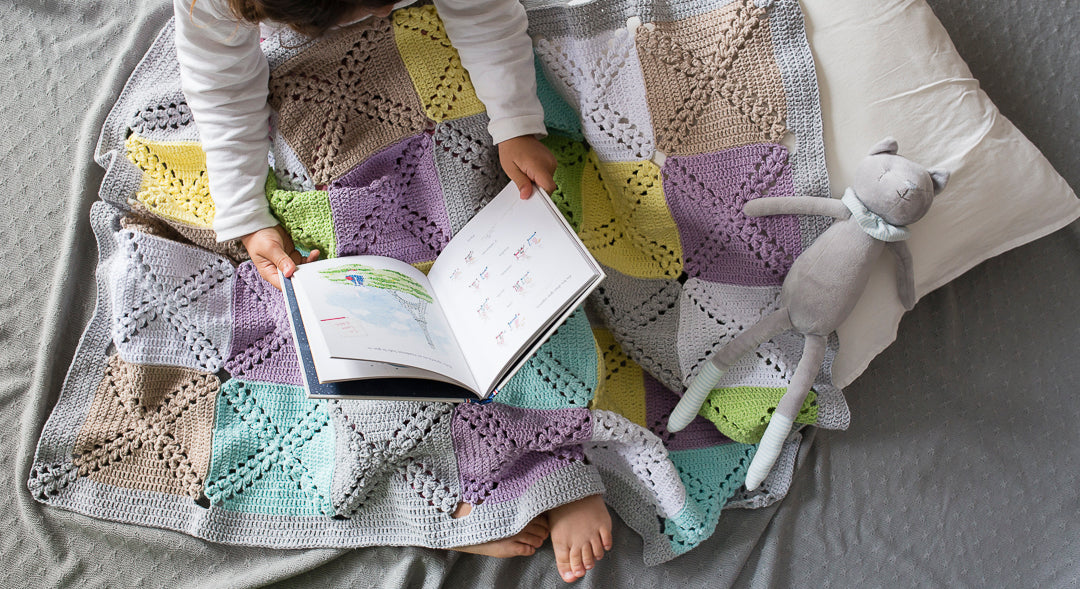 Manta granny infantil