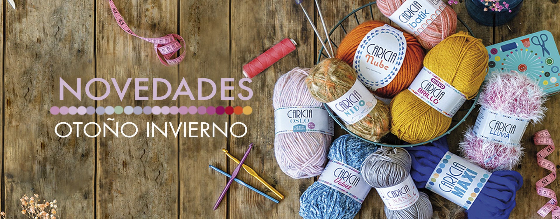 Novedades Lanas Caricia Invierno 2021