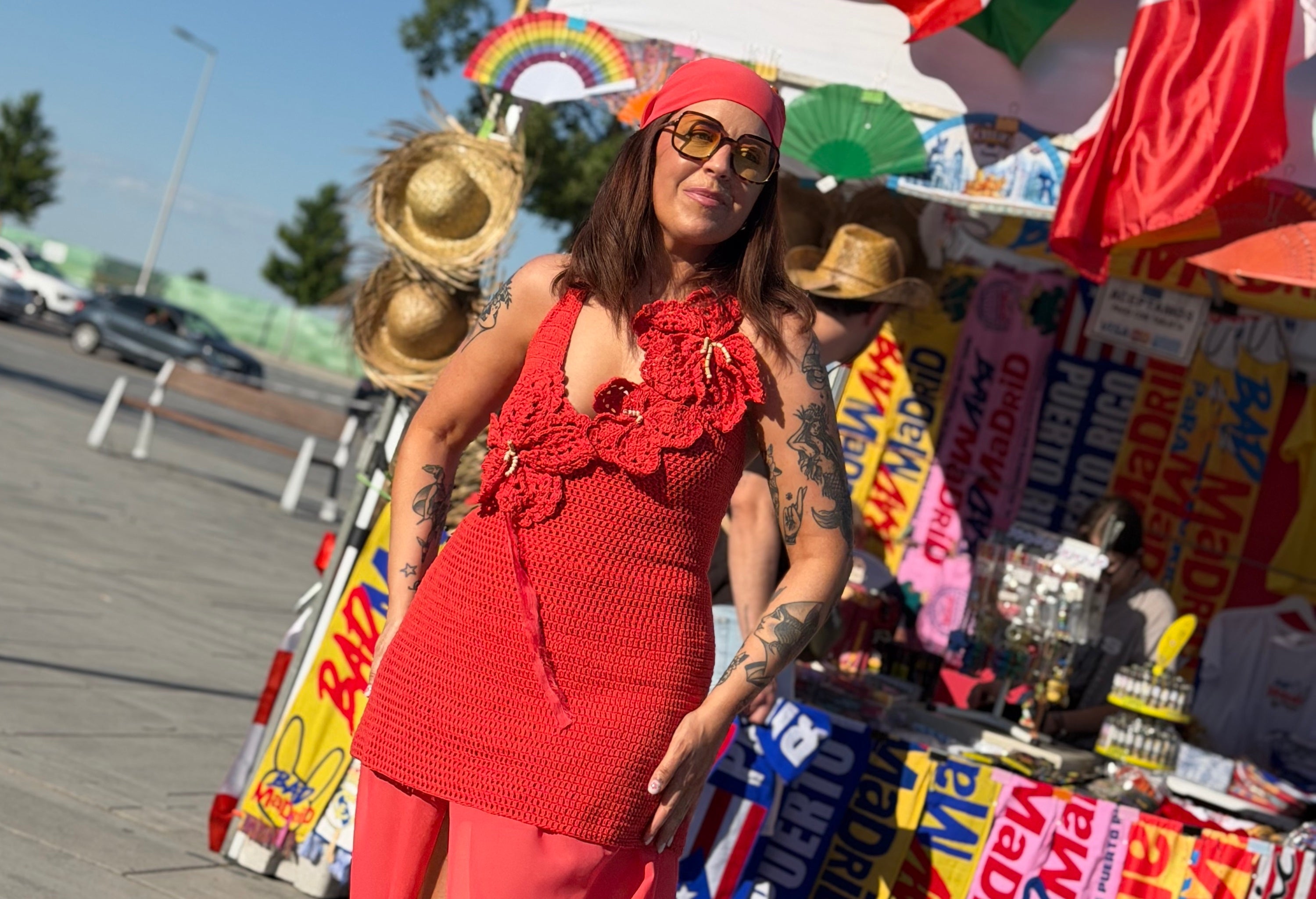 Vestido flor de Maga