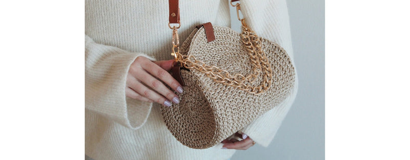 Cartera trapillo con asas