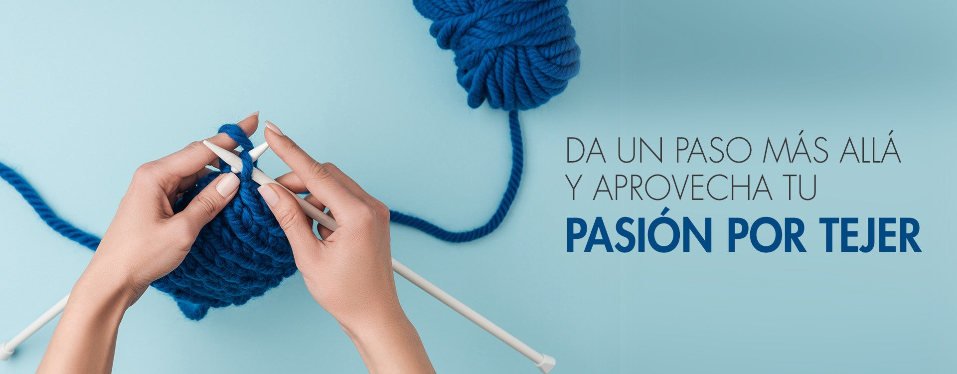 Lleva más allá tu pasión por tejer